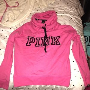 pink sweatshirt